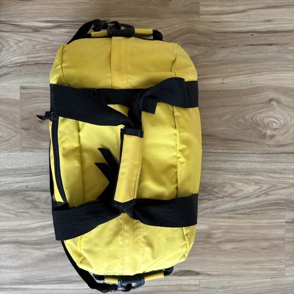 L.L. Bean Adventure Yellow Nylon Water Resistant Duffle Bag Carry On Bag 18